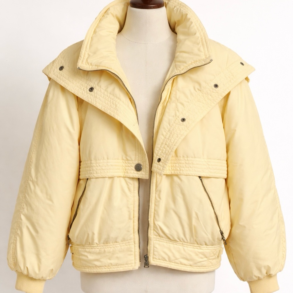 Vintage Peter Steinebronn butter yellow jacket